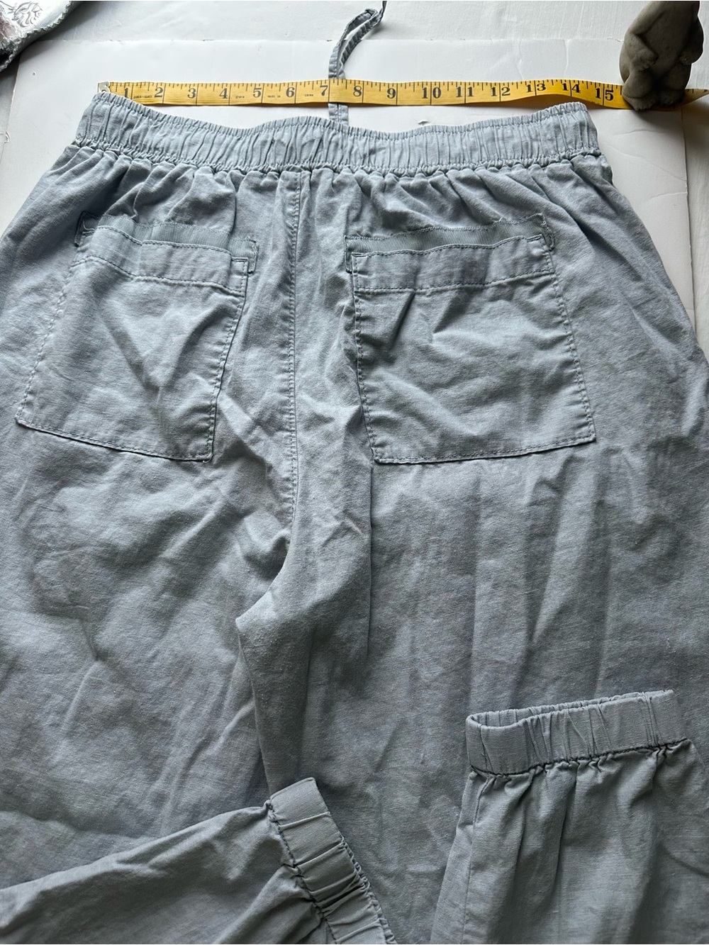Madewell Casual Pull-On Hemp & Cotton Pocket Joggers Size Medium - Picture 4 of 10